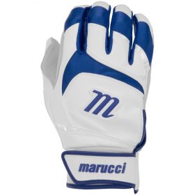 Marucci Signature Men's Baseball Batting Gloves | White/navy