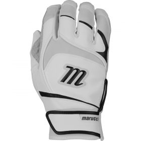 Marucci 2018 Signature Pittards Men's Batting Gloves | White/black