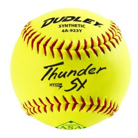 Dudley Thunder Sy Hycon 4A-923Y Asa Slowpitch Softball - 1 Dozen