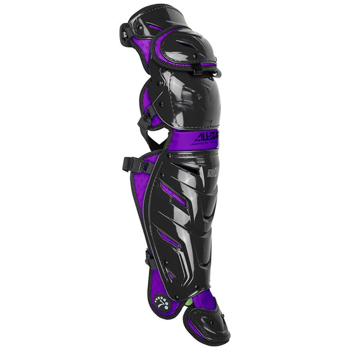 All-Star System7 Axis Adult Leg Guards | Black/Purple