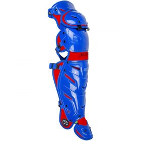 All-Star System7 Axis Adult Leg Guards | Royal Blue/Scarlet