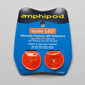Amphipod Vizlet Flash Dot LED Reflectors 2 Pack Reflective, Night Safety Orange