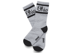 Script Ohio Athletic Socks