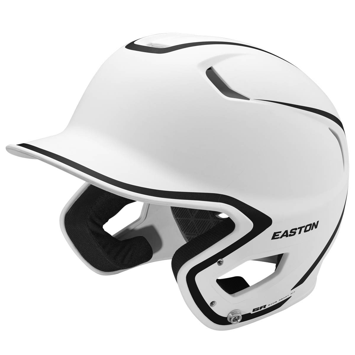 Easton Z5 2.0 Matte Two-Tone Adult Batting Helmet | White/Black