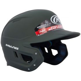 Rawlings Mach Matte Senior Batting Helmet | Black
