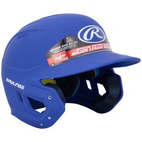 Rawlings Mach Matte Senior Batting Helmet | Royal Blue