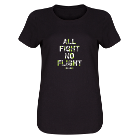 Adrenaline All Fight No Flight Women's T-Shirt-black-xl