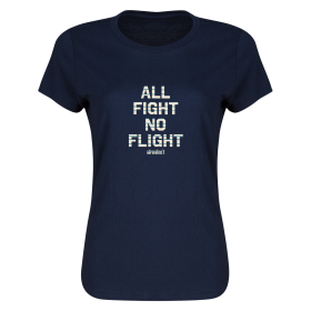 Adrenaline All Fight No Flight Women's T-Shirt-navy-s