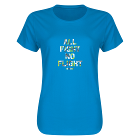 Adrenaline All Fight No Flight Women's T-Shirt-turquoise-s