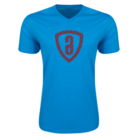 Adrenaline V-Neck T-Shirt-heather turquoise-2xl