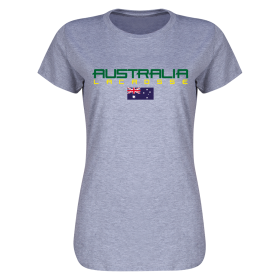 Australia Lacrosse Women's T-Shirt World Games-grey-2xl