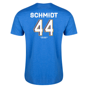 Charlotte Hounds Brett Schmidt Supersoft T-Shirt-heather royal-2xl