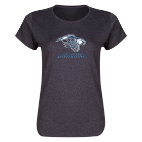 Chesapeake Bayhawks Women's T-Shirt-dk grey-l