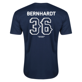 Jesse Bernhardt Chesapeake Bayhawks Supersoft T-Shirt-navy-3xl