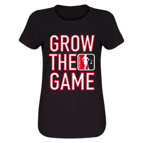 Lacrosse All Stars Grow the Game Women's T-Shirt-black-l