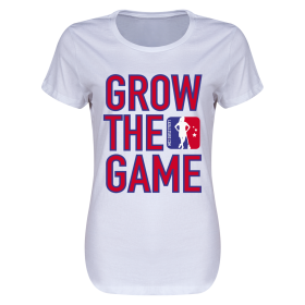 Lacrosse All Stars Grow the Game Women's T-Shirt-white-l