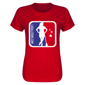 Lacrosse All Stars Women's Logo T-Shirt-red-l