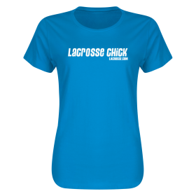 Lacrosse Chick Women's T-Shirt-turquoise-2xl