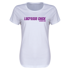 Lacrosse Chick Women's T-Shirt-white-2xl