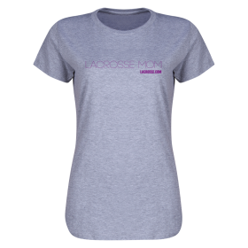 Lacrosse Mom T-Shirt-grey-m