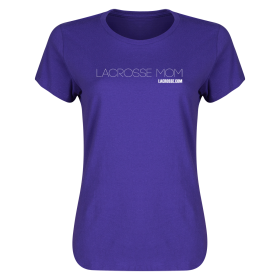 Lacrosse Mom T-Shirt-purple-xl