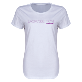 Lacrosse Mom T-Shirt-white-l