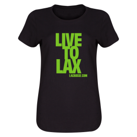 Live to Lax Women's T-Shirt-black-2xl