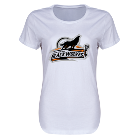 New England Black Wolves Women's 4.3 oz. T-Shirt-white-m
