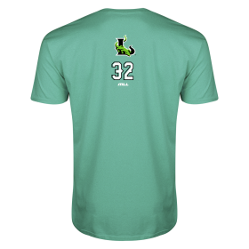 New York Lizards Greg Gurenlian 32 Supersoft T-Shirt-heather green-l