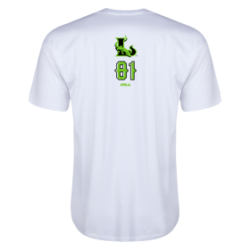 New York Lizards Kyle Hartzell 81 Supersoft T-Shirt-white-l