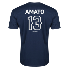 Niko Amato Chesapeake Bayhawks Supersoft T-Shirt-navy-xl