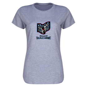 Ohio Machine Logo Women's T-Shirt-grey-s