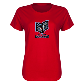 Ohio Machine Logo Women's T-Shirt-red-s
