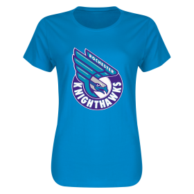 Rochester Knighthawks Women's 4.3 oz. T-Shirt-turquoise-m