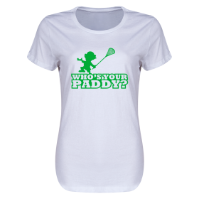 Who's Your Paddy Women's T-Shirt-white-2xl