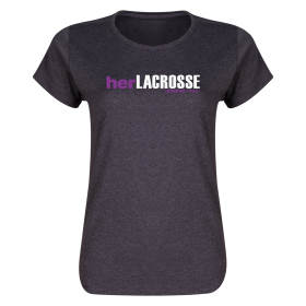 herLacrosse Women's T-Shirt-dk grey-2xl