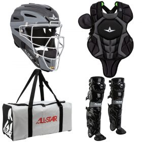 All-Star System 7 Axis Youth Baseball Catcher's Kit - 2019 Model | Black