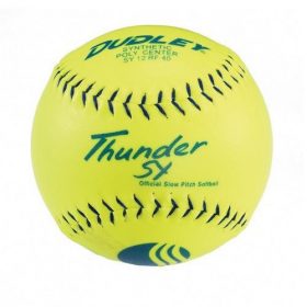 Dudley Thunder Sy 12" Usssa Slowpitch Softball - 1 Dozen | 12In. | Optic Yellow