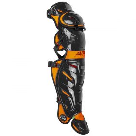 All-Star System7 Axis Adult Leg Guards | Black/Orange