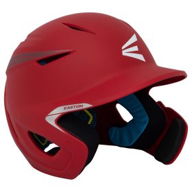 Easton Pro X Matte Junior Batting Helmet W/ Jaw Guard | Left-Handed Batter | Red