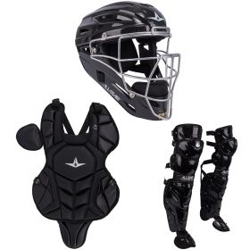 All-Star System 7 Axis Solid Pro Intermediate Catcher's Kit - 2020 Model | Black