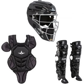 All-Star System 7 Axis Solid Pro Junior Catcher's Kit - 2020 Model | Black