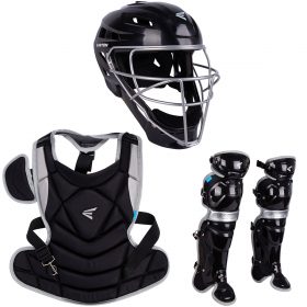 Easton Jen Schro The Fundamental Fastpitch Softball Catcher's Kit | Size Large | Black/Silver