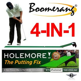 HOLEMORE The Putting Fix - Boomerang Golf Putting System