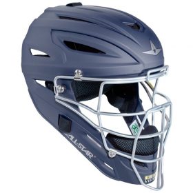 Kid's All-Star Mvp2510M Matte Youth Catcher's Helmet | Matte Navy