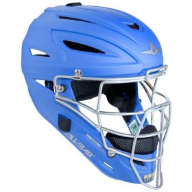 Kid's All-Star Mvp2510M Matte Youth Catcher's Helmet | Matte Royal Blue