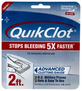 Advanced Medical Kits QuikClot Clotting Gauze