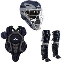 All-Star All Star System 7 Axis Youth Baseball Catcher's Kit - 2019 Model in Navy