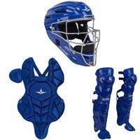 All-Star System 7 Axis Solid Pro Intermediate Catcher's Kit - 2020 Model in Blue