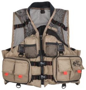 Bass Pro Shops Tournament Fishing Mesh Life Jacket - Tan - 2XL